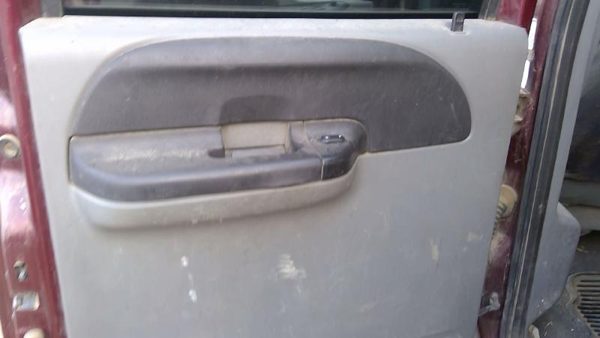 2005-2007 F350 Super Duty Driver Left Rear Inside Door Trim Panel Only Back Gray — photo 4