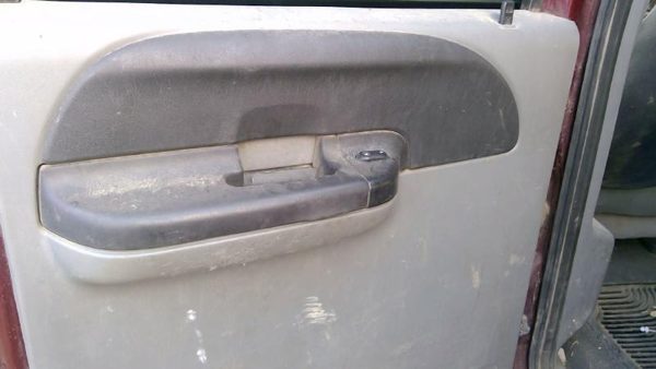 2005-2007 F350 Super Duty Driver Left Rear Inside Door Trim Panel Only Back Gray — photo 5