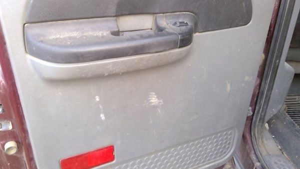 2005-2007 F350 Super Duty Driver Left Rear Inside Door Trim Panel Only Back Gray — photo 6
