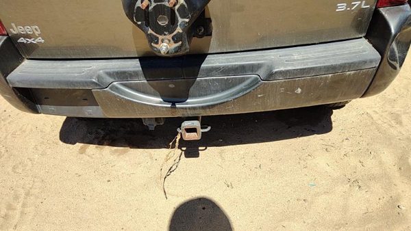 2002-2007 Jeep Liberty Rear Bumper Cover Assembly Oem Back Khaki Pjc 05066317Ab — photo 2