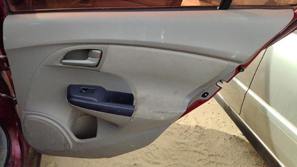 2010 Honda Insight Passenger Right Rear Door Trim Panel With Switches Back Tan — photo 1