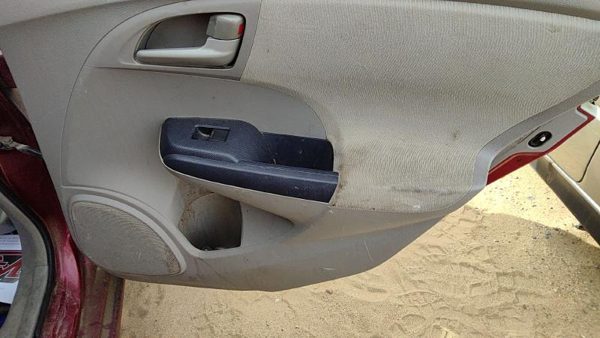 2010 Honda Insight Passenger Right Rear Door Trim Panel With Switches Back Tan — photo 6