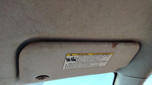 2009-2013 Toyota Corolla Passenger Right Sun Visor Oem 7431002G00b0 — photo 2