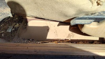 1985 Pontiac Sunbird Driver Left Side Seat Trim Panel Oem Lower Tan