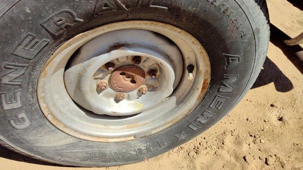 1971-1995 Chevy Van G20 15" Steel Wheel Oem Factory 6 Lug Rim #3 15596726 — photo 3