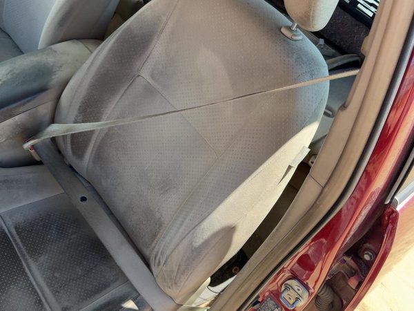 04-09 Prius Driver Left Front Seat Belt Retractor Oem Shoulder Brown/Ivory Fa08 — photo 1