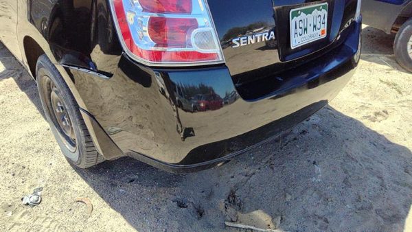2007-2008 Nissan Sentra Rear Bumper Cover Assembly Oem Back 2.0L Black Kh3 — photo 5