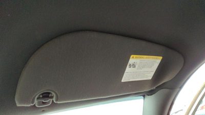 2003-2005 Ford Crown Vic Passenger Right Sun Visor Oem Black 4W7z5404104cac