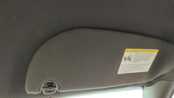 2003-2005 Ford Crown Vic Passenger Right Sun Visor Oem Black 4W7z5404104cac — photo 2