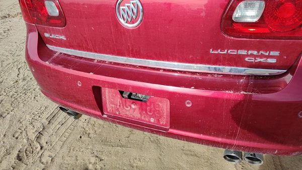 06-11 Buick Lucerne License Plate Trim Surround Panel Oem Tail Trunk Finish — photo 1