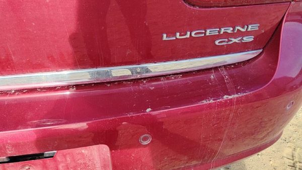 06-11 Buick Lucerne License Plate Trim Surround Panel Oem Tail Trunk Finish — photo 2