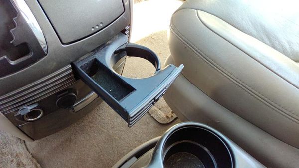 2004-2010 Toyota Sienna Slide Out Dash Mounted Cup Holder Assembly Oem Fawn 41 — photo 3
