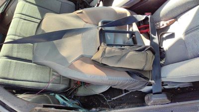 82-89 Chevy Camaro Passenger Right Front Seat Belt Retractor Oem Shoulder Black