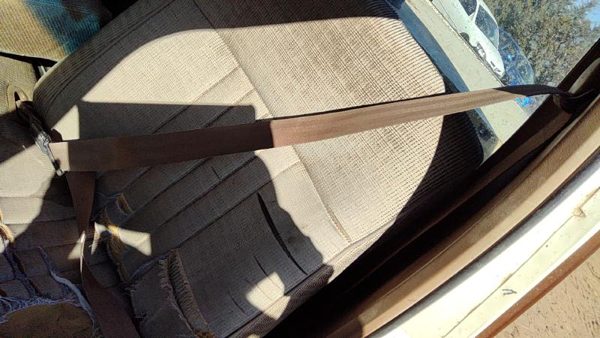 1987-1991 Ford F150 Driver Left Front Seat Belt Retractor Oem Shoulder Brown — photo 2