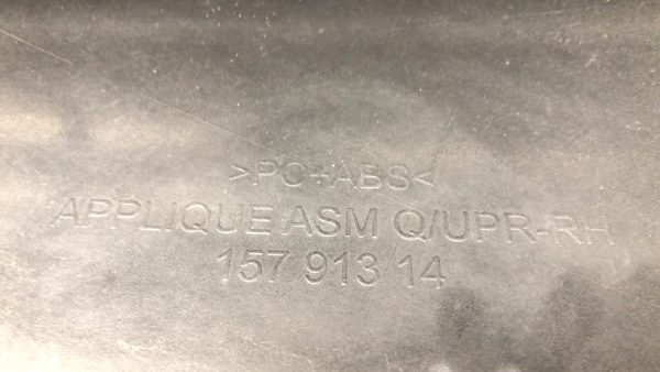 2007 Yukon Xl Denali Pair Rear Upper Corner Moulding On Quarter Panel Oem — photo 11