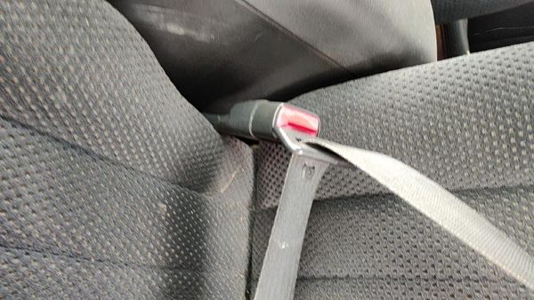 1995-1997 S10 Blazer Driver Left Front Seat Belt Buckle Receiver Oem Gray — photo 5