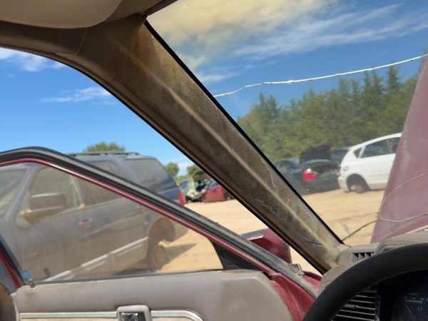 1985-1988 Nissan Maxima Driver Left A Pillar Trim Windshield Post Panel Oem Gray — photo 1