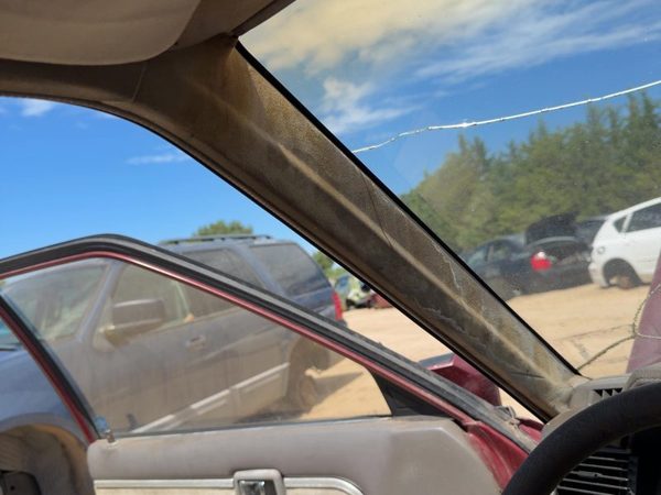 1985-1988 Nissan Maxima Driver Left A Pillar Trim Windshield Post Panel Oem Gray — photo 5