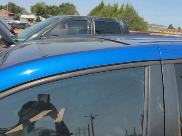 2002-2007 Saturn Vue Redline Driver Left Upper A-Pillar Molding Pacific Blue — photo 3