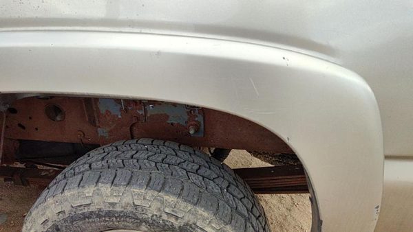 99-07 Silverado 2500 Driver Left Rear Wheel Flare Moulding Oem Back Pewter 11U — photo 4