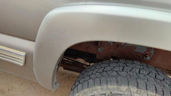 99-07 Silverado 2500 Driver Left Rear Wheel Flare Moulding Oem Back Pewter 11U — photo 7