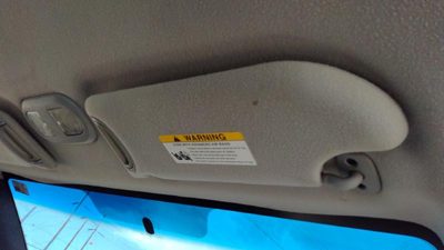 2004-2009 Mitsubishi Galant Passenger Right Sun Visor Oem Gray Mr590948ha