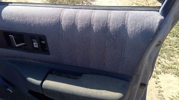 1991 Chevy Caprice Passenger Right Front Inside Door Trim Panel Only Oem Blue — photo 2