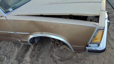 1978-1987 Chevy Malibu Passenger Right Front Fender Oem Tan 4 Door 14016340