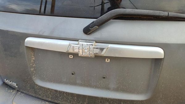 06-07 Chevy Hhr License Plate Trim Surround Panel Oem Tail Trunk Finish — photo 2