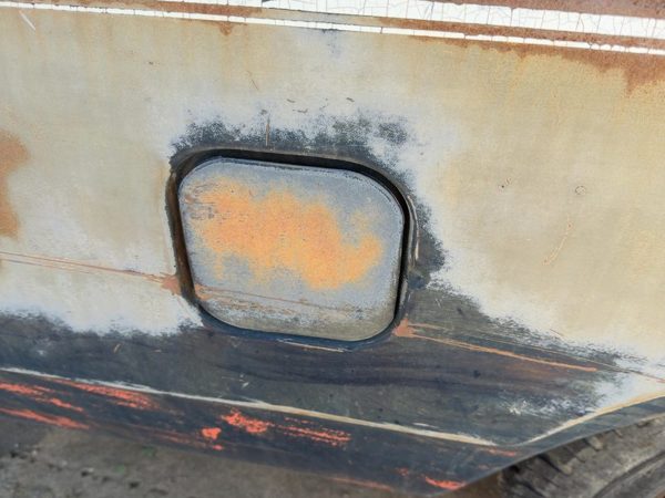 1981-1993 Dodge D150 Fuel Tank Door With Hinge Gas Lid Oem Filler — photo 2