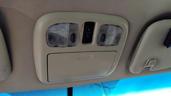 10-12 Ford Fusion Center Overhead Console Dome Light Map Lamp Cubby Charcoal Dw — photo 2