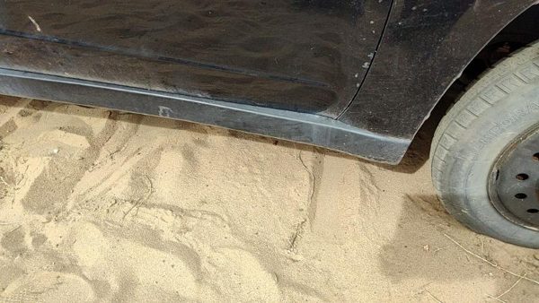 07-09 Grand Vitara Xl-7 Passenger Right Rocker Panel Moulding Side Skirt Black — photo 2