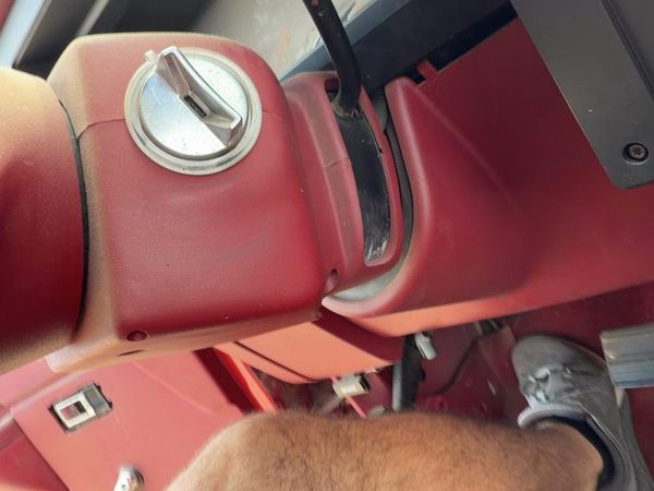 1991 Dodge Dakota Steering Column Trim Collar Clamshell Red OEM 5AA01HC5 — photo 6