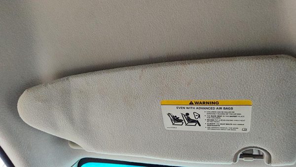 2007-2008 Chrysler Pacifica Driver Left Sun Visor Oem Gray Da 1Fu671W1Aa — photo 2