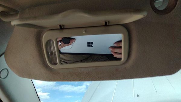 2007-2008 Chrysler Pacifica Driver Left Sun Visor Oem Gray Da 1Fu671W1Aa — photo 5