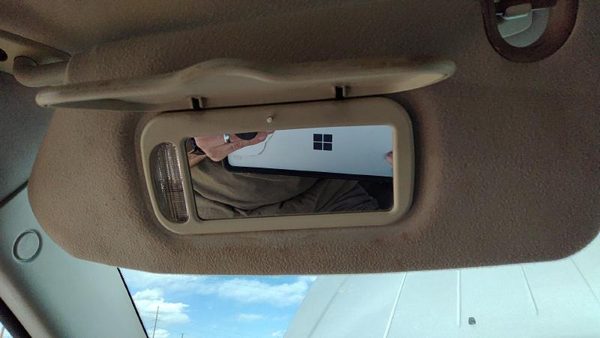 2007-2008 Chrysler Pacifica Driver Left Sun Visor Oem Gray Da 1Fu671W1Aa — photo 6