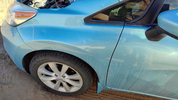 2014-2019 Nissan Versa Note Driver Left Front Fender Oem Blue Rbe Fca019mbmb — photo 5