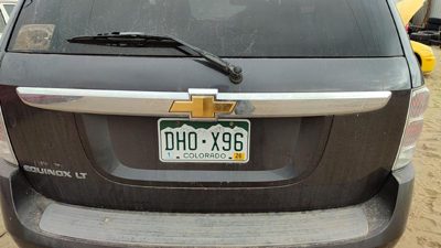 2007-2009 Chevy Equinox License Plate Trim Surround Panel Oem Tail Trunk Finish