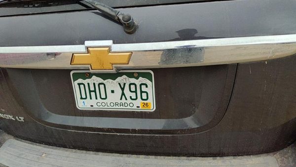 2007-2009 Chevy Equinox License Plate Trim Surround Panel Oem Tail Trunk Finish — photo 5