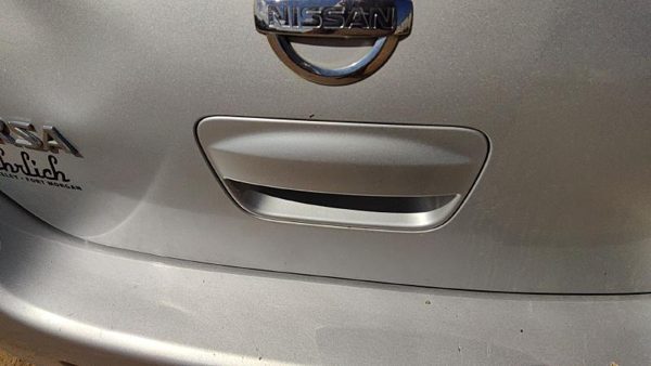 2007-2011 Nissan Versa Liftgate Hatch Rear Outside Door Handle Oem Silver K23 — photo 1