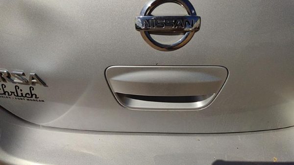 2007-2011 Nissan Versa Liftgate Hatch Rear Outside Door Handle Oem Silver K23 — photo 2