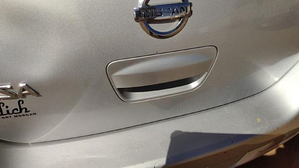 2007-2011 Nissan Versa Liftgate Hatch Rear Outside Door Handle Oem Silver K23 — photo 3