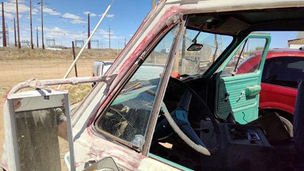71-79 Van G20 Driver Left Front Vent Window Small Door Glass With Frame Oem — photo 3