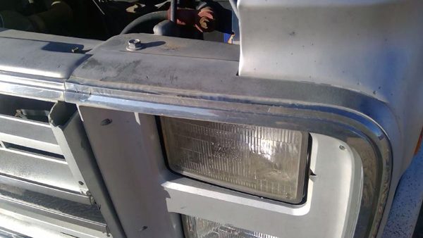 1989 Chevy G20 Van Driver Left Trim Bezel Around Headlight Oem Dual 15596118 — photo 8