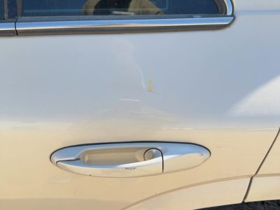 2000-2006 Lincoln LS Driver Left Rear Outside Door Handle Ivory Parchment HC