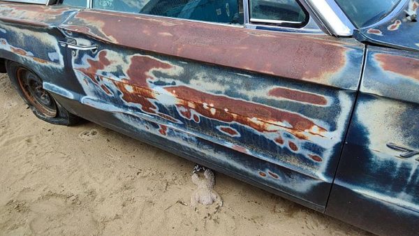 1964 Ford Thunderbird Front Door RH Blue — photo 1