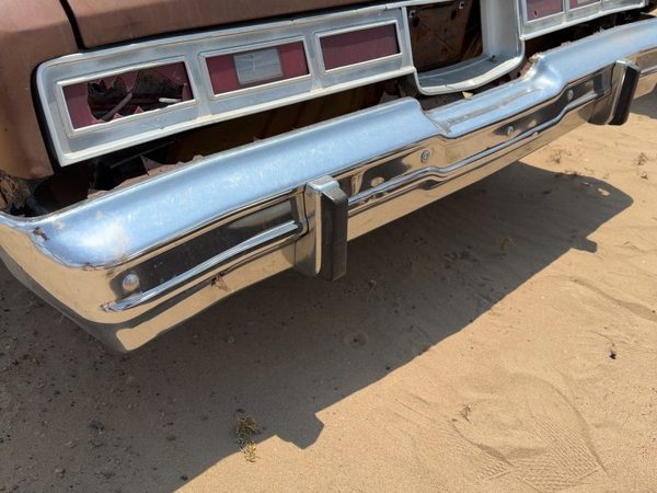 1974-1976 Chevy Impala Chrome Rear Bumper With Mount Brackets Oem 00339260 — photo 3