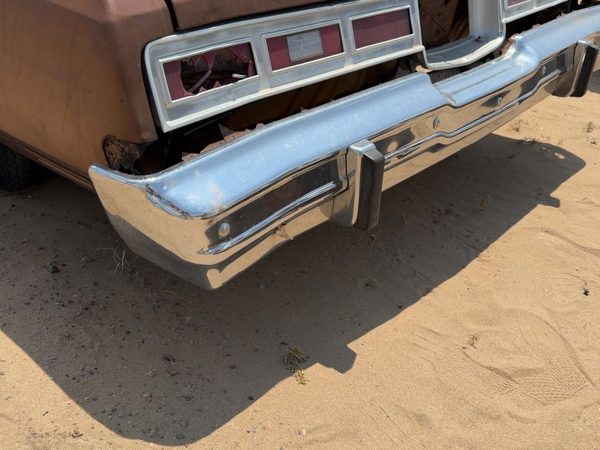 1974-1976 Chevy Impala Chrome Rear Bumper With Mount Brackets Oem 00339260 — photo 4