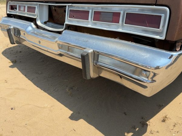 1974-1976 Chevy Impala Chrome Rear Bumper With Mount Brackets Oem 00339260 — photo 8
