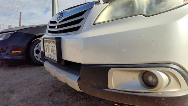 2010-2012 Subaru Legacy Outback Front Bumper Cover Assembly Oem 7J Satin White — photo 7